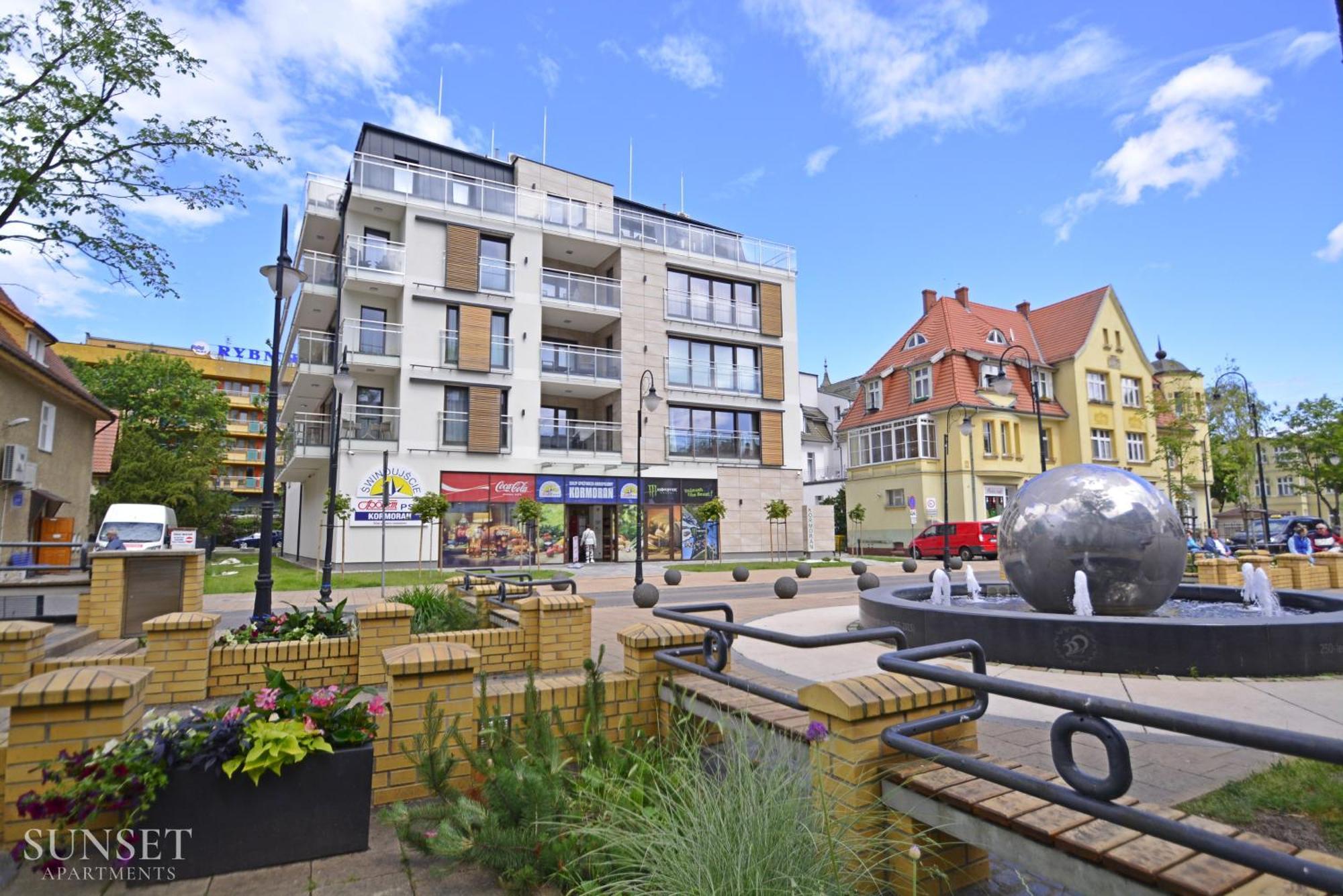 Sunset Apartments - Kormoran - Plaza 300M Świnoujście Exterior foto
